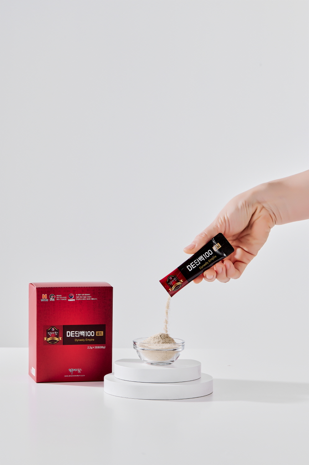 de단백100골드 전통과 과학이 만난 굼벵이 프리미엄 천연 단백질 솔루션 (3개월분)