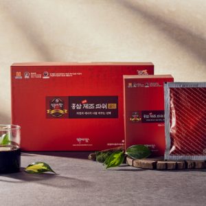 홍삼제조파워골드 전통과 과학이 만난 굼벵이 프리미엄 천연 단백질 솔루션 (1개월분)